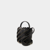Petit Sac Seau Paco - Paco Rabanne - Cuir - Noir
