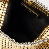 Sac À Bandoulière Mini Pixel - Paco Rabanne - Aluminum - Doré