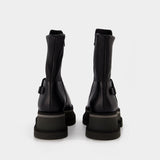 Bottines Bey en Cuir Noir