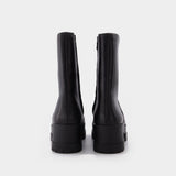 Bottines Wilmer en Cuir Noir