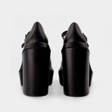 Chaussures à Talons Juna en Cuir Noir
