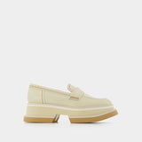 Chaussures Plates Banelsp - Clergerie - Cuir - Straw Calf