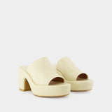 Sandales Dodie - Clergerie - Cuir - Straw Nap