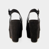 Sandales Dylan1 - Clergerie - Cuir - Noir