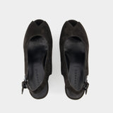 Sandales Dylan1 - Clergerie - Cuir - Noir