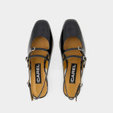 Escarpins Peche - Carel - Cuir - Noir