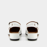Escarpins Peche - Carel - Cuir Verni - Blanc