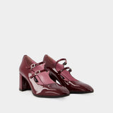 Escarpins Alice - Carel - Cuir Verni - Bordeaux