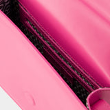Sac À Bandoulière Michelle - Carel - Cuir - Rose Fushia