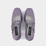Escarpins Pigalle - Carel - Cuir - Mauve