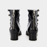 Babies Xena - Carel - Cuir Verni - Noir