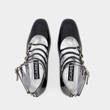 Babies Xena - Carel - Cuir Verni - Noir