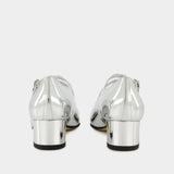 Escarpins Kina - Carel - Cuir - Argenté