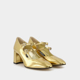Escarpins Alice - Carel - Cuir - Specchio Or