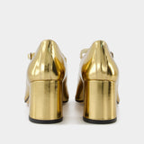Escarpins Alice - Carel - Cuir - Specchio Or