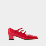 Escarpins Kina - Carel - Cuir Verni - Rouge