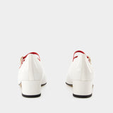 Escarpins Kina - Carel - Cuir Verni - Ivoire