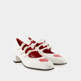 Escarpins Kina - Carel - Cuir Verni - Ivoire
