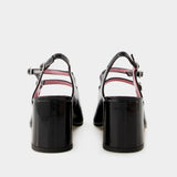 Escarpins Papaya - Carel - Cuir - Noir/Ivoire