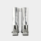 Bottes Moon - Carel - Cuir - Métallique