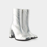 Bottes Moon - Carel - Cuir - Métallique