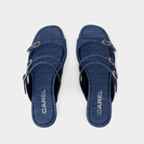 Sandales Kitty - Carel - Denim - Bleu