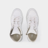 Baskets Zv1747 High en Cuir Blanc
