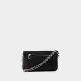 Sac Hobo Rock Nano - Zadig & Voltaire - Cuir - Noir/Argenté