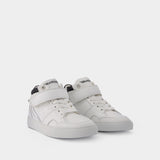 Baskets Zv1747 Mid en Cuir Blanc