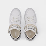 Baskets Zv1747 Mid en Cuir Blanc