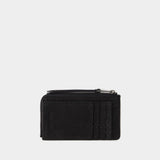 Porte cartes Soft Savage - Zadig & Voltaire - Cuir - Noir