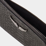 Porte cartes Soft Savage - Zadig & Voltaire - Cuir - Noir