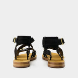Sandales Cecilia Caprese - Zadig & Voltaire - Cuir - Noir