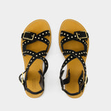 Sandales Cecilia Caprese - Zadig & Voltaire - Cuir - Noir