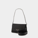 Sac À Bandoulière Rocky Soft Savage - Zadig & Voltaire - Cuir - Noir