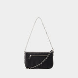 Sac Hobo Rock Nano Plumetis - Zadig & Voltaire - Cuir - Noir