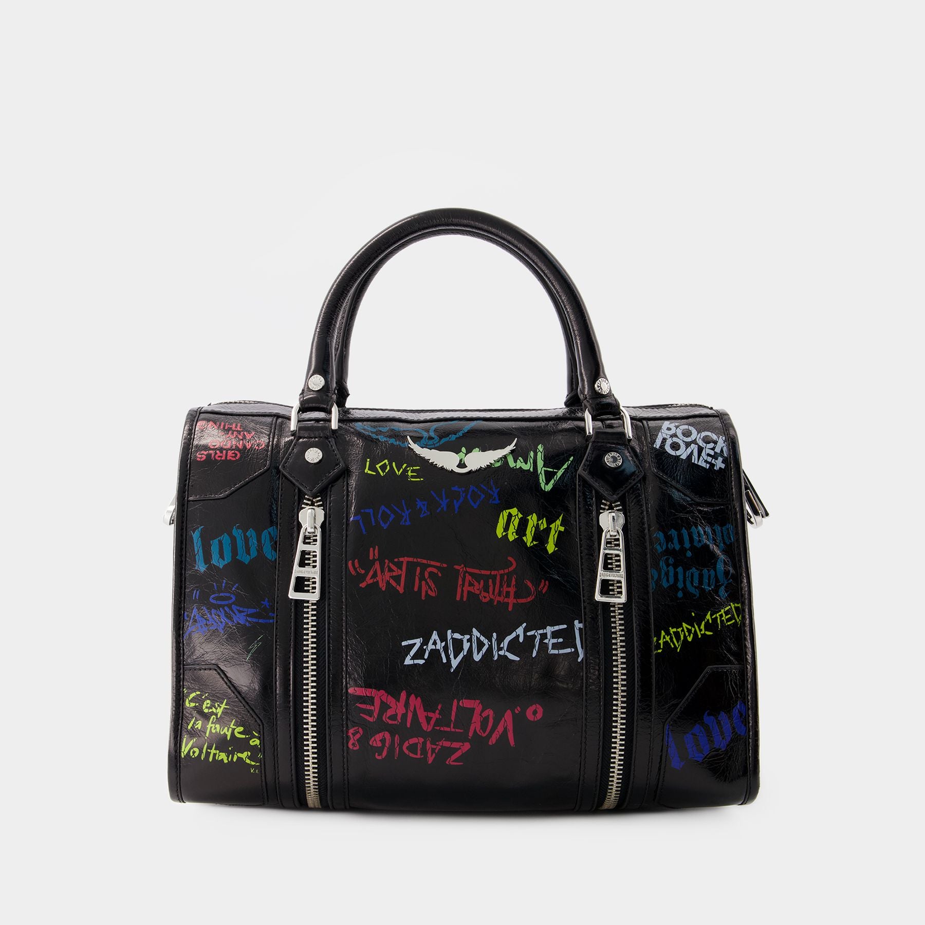 Sac Sunny Medium Zadig & Voltaire Cuir Noir