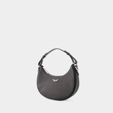 Sac Hobo Moonrock Grained - Zadig & Voltaire - Cuir - Noir