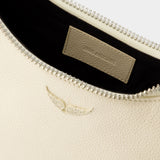 Sac Hobo Moonrock Grianed - Zadig & Voltaire - Cuir - Blanc