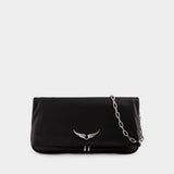 Sac Hobo Rock Minimal - Zadig & Voltaire - Cuir - Noir