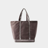 Cabas L - Vanessa Bruno - Coton - Gris Anthracite