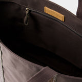 Cabas L - Vanessa Bruno - Coton - Gris Anthracite