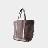 Cabas L - Vanessa Bruno - Coton - Gris Anthracite