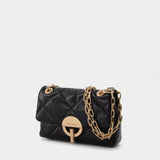 Sac Nano Moon en Cuir Noir