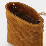 Étui Pour Telephone en Cuir Marron