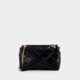 Sac À Bandoulière Grand Moon - Vanessa Bruno - Cuir - Noir
