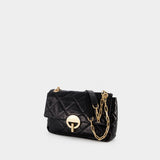 Sac À Bandoulière Grand Moon - Vanessa Bruno - Cuir - Noir