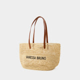 Cabas Panier - Vanessa Bruno - Raphia - Beige