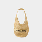 Sac Hobo - Vanessa Bruno - Raphia - Beige