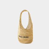 Sac Hobo - Vanessa Bruno - Raphia - Beige
